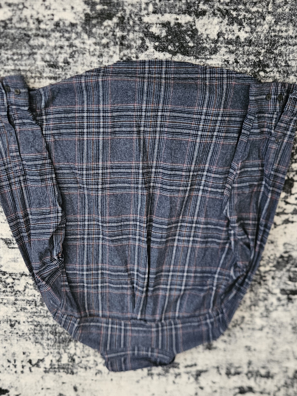 Eddie Bauer Blue Plaid Button-Up Shirt - Picture 8 of 8